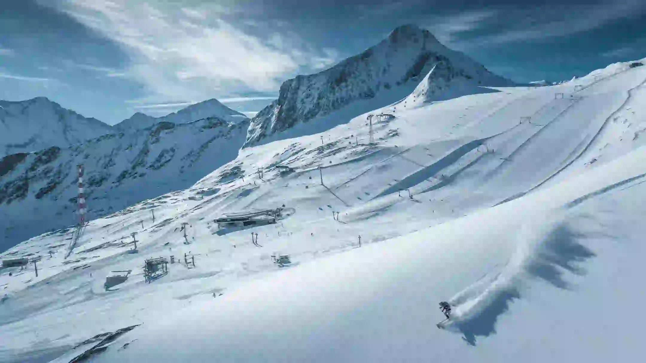 Kitzsteinhorn gletsjerskigebied Kaprun